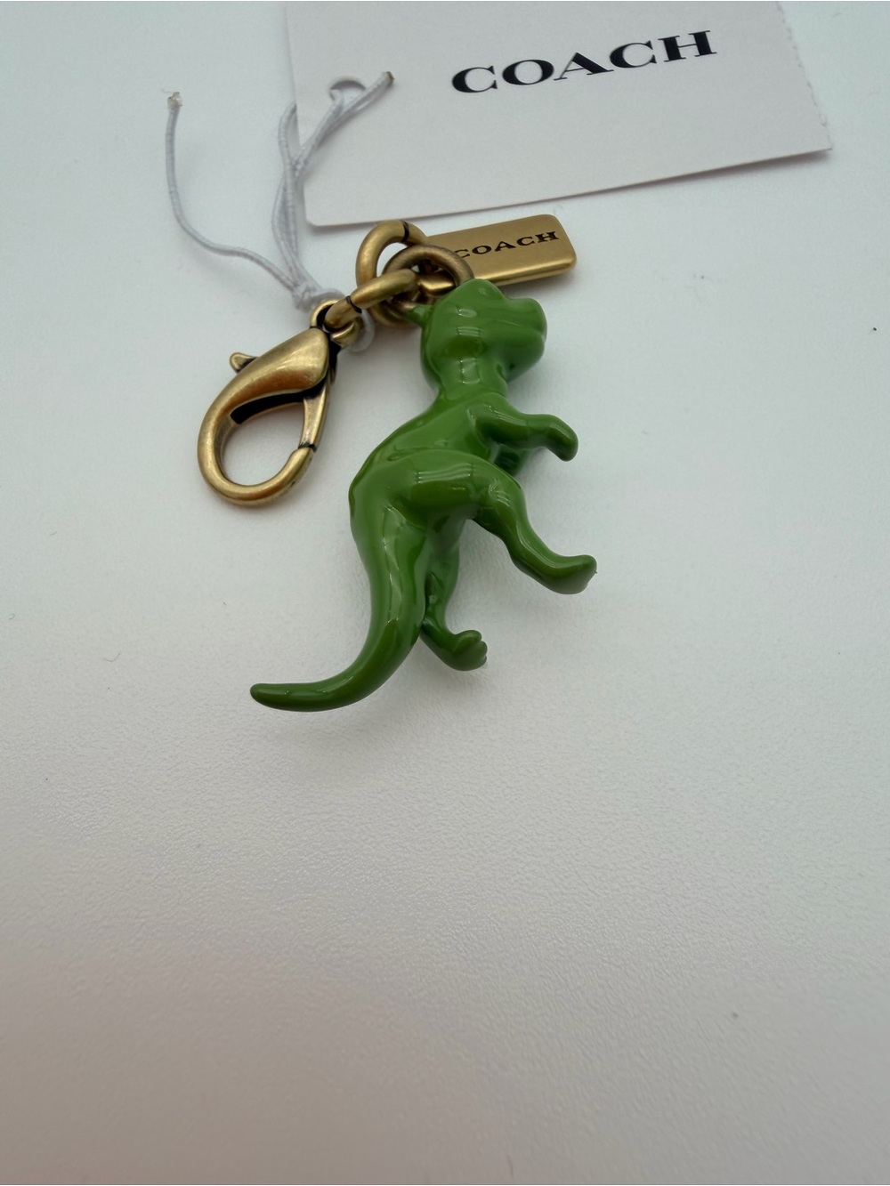 COACH Rexy Green Dinosaur Charm NWT